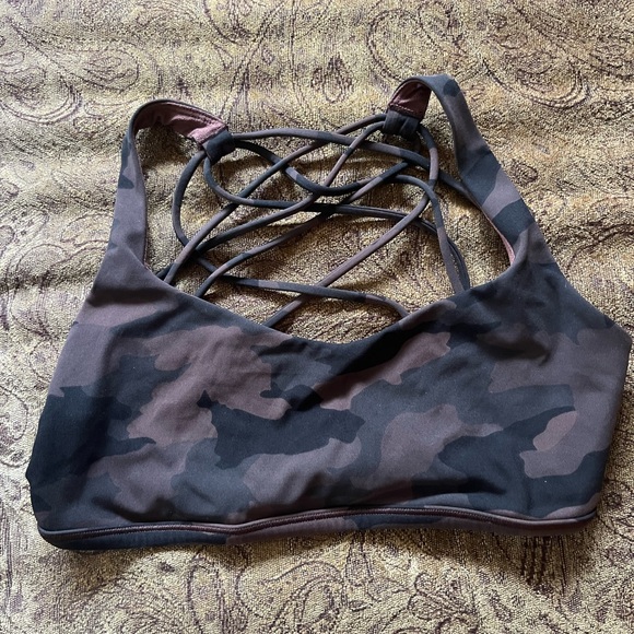 Women's free to be Sports Bra - Pink, Black, and Camo - Picture 2 of 4